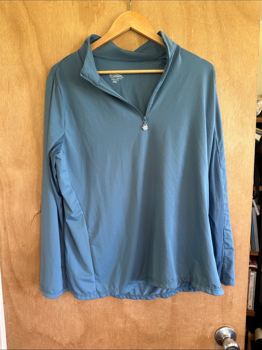UV-Skinz UPF 50+ Sunwear 2XL Long Sleeve Top - Slate Blue